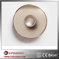 Ring NdFeB Permanent Magnet With Shining Nickel Plating N35-N52